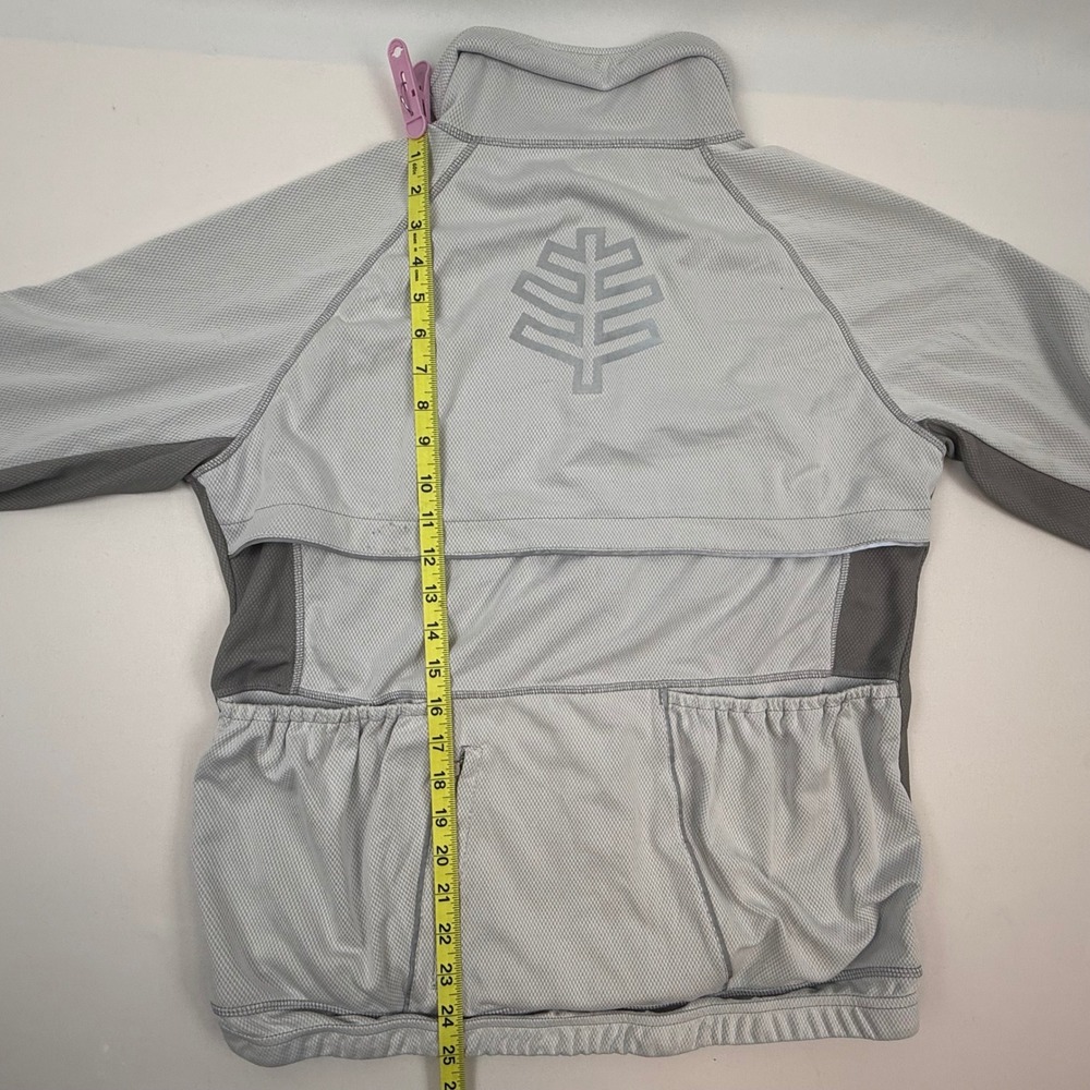 Coolibar Mens UPF 50+ Cycling Jacket Full Zip Sun Protection‎ Grey Size M - Picture 11 of 12